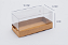 Caixa Com Tampa Pet e Fundo Cartão Kraft 12.8x6.5x6 - Pacote Com 500 Unidades - Imagem 3