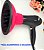 Difusor De Cachos Para Secador De Cabelo Universal Melory Rosa - Imagem 5