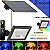 Refletor Solar Jardim 60 Leds 600x Colorida Verde Amarela Azul Vermelha Spot Luminária Chão Parede - Imagem 2