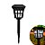 Luminária Solar Jardim Led 10x Mais Forte Branco Balizador Poste Colonial Automática Prova De Água - Imagem 1