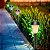 Luminárias Solar Jardim Led Verde Amarela Branca Colorida Azul Vermelha Balizador Poste Automática - Imagem 4
