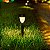 Luminárias Solar Jardim Led Verde Amarela Branca Colorida Azul Vermelha Balizador Poste Automática - Imagem 9