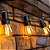 Luminária Solar 8 Lâmpadas Led Amarela Branco Quente Parede Arandela Cordão 4,6 Metros Com Controle - Imagem 2