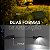 Luminária Refletor Solar Jardim 60 Leds 600x Branco Quente Amarela e Branco Frio Spot Chão Parede - Imagem 6