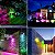 Refletor Ecoforce Solar 6 Leds 50x Mais Forte Colorida Vermelha Spot Jardim Chão Parede Luminária - Imagem 8