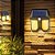 Arandela Solar Jardim 2 Leds 600x Branco Quente Ambar Spot Parede Luminária Com Sensor Movimento - Imagem 9