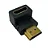 ADAPTADOR HDMI EM 'L' MACHO FEMEA ESQ. IT.BLUE LE-5552 - Imagem 1