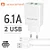 CARREGADOR CELULAR TIPO C 2 USB H'MASTON Y46-3 - Imagem 1