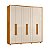 GUARDA ROUPA PORTINARI CINAMOMO/OFF WHITE - Imagem 2