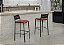 CONJUNTO 2 BANQUETAS TITANIUM VERMELHO/ PRETO - Imagem 1