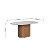 Mesa Living Oval 1.6 Off white/Cinamomo - Imagem 2