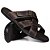 Chinelo Masculino De Couro Chocolate - Imagem 2