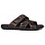 Chinelo Masculino De Couro Chocolate - Imagem 1