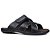 Chinelo Masculino De Couro Preto - Imagem 1