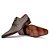 Sapato Social Masculino Oxford Couro Frequencia Marrom - Imagem 2