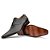 Sapato Social Masculino Oxford Couro Frequencia Preto - Imagem 3