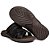 Sandália Papete Masculina De Couro Chocolate - Imagem 3