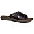 Chinelo Masculino De Couro Chocolate - Imagem 1