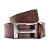 Cinto Masculino Social Couro Cromo Argentino Marrom - Imagem 1
