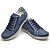Sapatênis Casual Conforto Couro Azul - Imagem 2