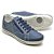 Sapatênis Casual Conforto Couro Azul - Imagem 3
