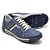 Sapatênis Casual Conforto Couro Azul - Imagem 2
