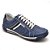 Sapatênis Casual Conforto Couro Azul - Imagem 3