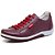 Sapatênis Casual Conforto Couro Vermelho - Imagem 1