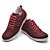 Sapatênis Casual Conforto Couro Vermelho - Imagem 2