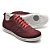 Sapatênis Casual Conforto Couro Vermelho - Imagem 3