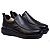 Sapato Casual Conforto Couro Preto - Imagem 1