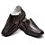 Sapato Conforto Couro Masculino Marrom - Imagem 1