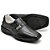 Sapato Conforto Couro Masculino Preto - Imagem 3