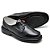 Sapato Conforto Couro Masculino Preto - Imagem 3