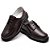 Sapato Conforto Couro Masculino Marrom - Imagem 1