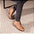 Coturno Casual Conforto Couro Marrom - Imagem 3