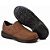 Sapato Casual Conforto Couro Marrom - Imagem 4