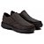 Sapato Casual Conforto Couro Marrom - Imagem 1