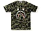 BAPE 1st CAMISETA - Camo PONR Shark Tee - Imagem 1