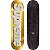 SUPREME - Shape " Bling Box Logo " Skateboard Gold - Imagem 1