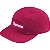 SUPREME - Boné WASHED CHINO TWILL CAMP CAP " Cranberry " - Imagem 1