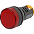 Sinaleiro LED 22mm - 220V CC - Vermelho - L20-AR2-R - Metaltex - Imagem 1