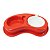 Comedouro Duplo Luxo Vermelho Furacão Pet P - Imagem 1