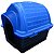 Casinha Plástica Iglu Furacão Pet Azul Nº 04 - Imagem 1