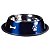 Comedouro Inox Rubber Print Azul Jambo P - Imagem 1