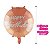 Balao Metalizado Redondo Happy Birthday Rose Gold 18" - Imagem 3