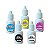 Kit Ink Sugar - KIT 5 Cores Vibrantes (Preta_Branca_Amarela_Rosa_Azul) - 15ml - Imagem 1