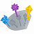 Molde de Silicone 058 - Cataventos Pipa Infantil Flexarte - Imagem 1