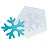 Molde de  Silicone 097 - Floco de Neve - Imagem 1