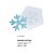 Molde de  Silicone 097 - Floco de Neve - Imagem 2